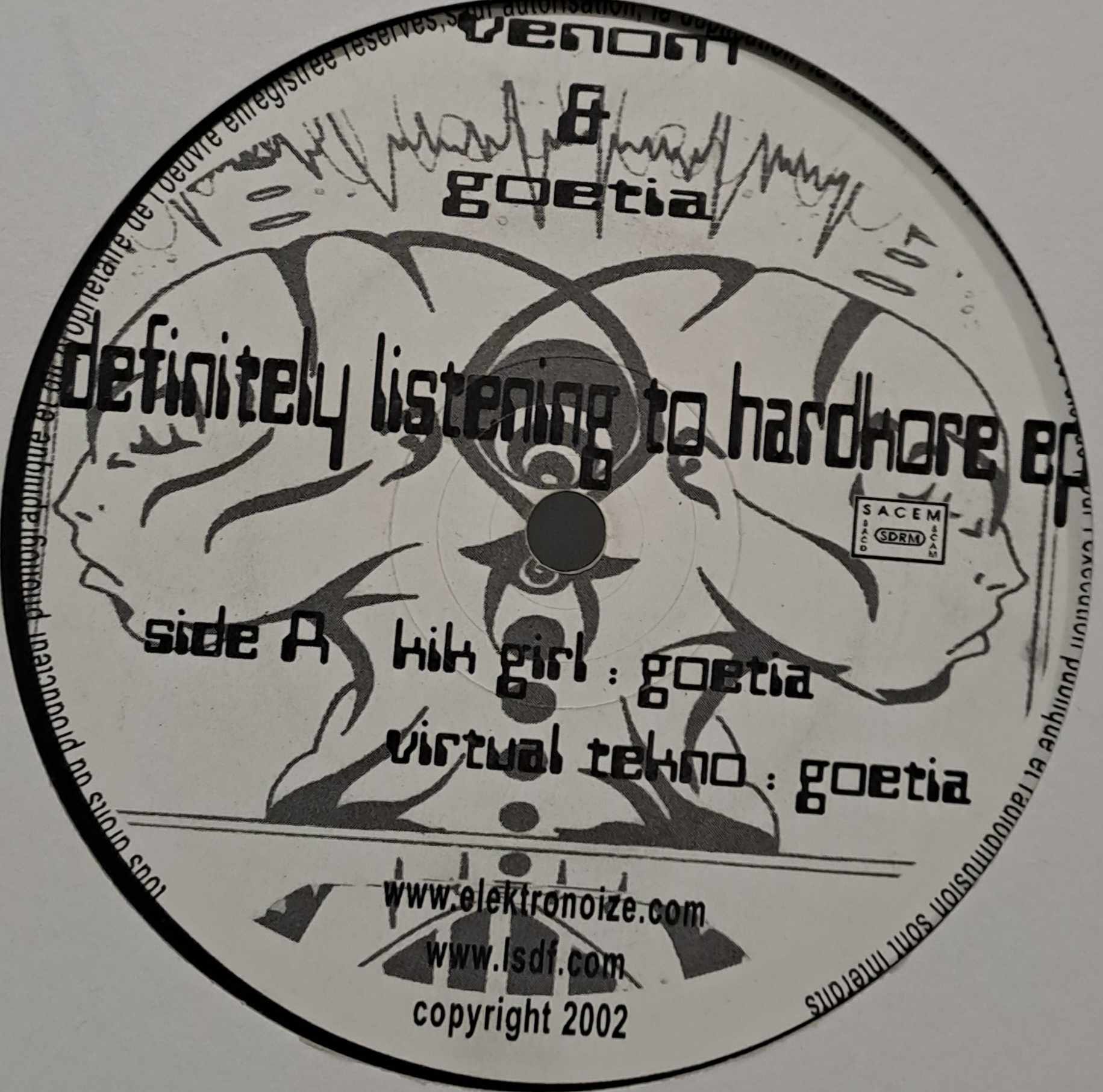 RoffKore Records 01 - vinyle hardcore